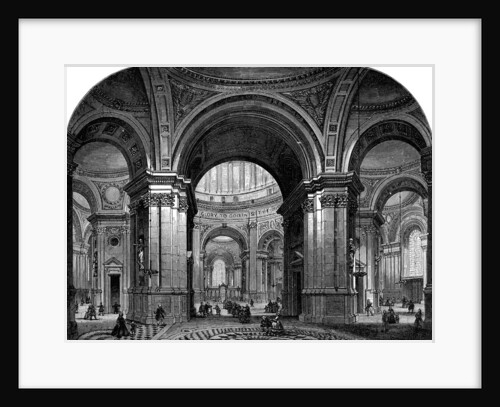 Interior of St Paul's Cathedral, London, second design by Anonymous