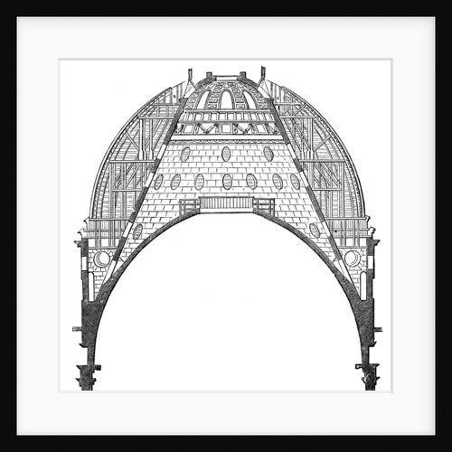 The dome of St Paul's Cathedral, London by Anonymous