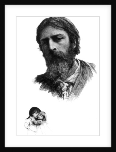 Hubert Herkomer, German born British artist, and his children by Hubert von Herkomer