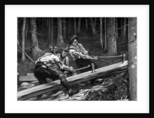 The Wood Cutters by Hubert von Herkomer