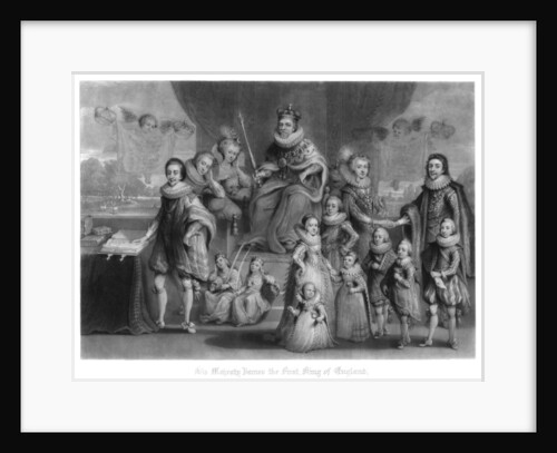 The family of King James I of England, Scotland and Ireland by Charles Turner
