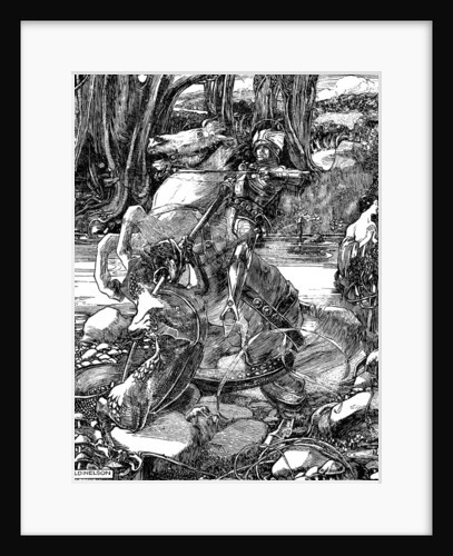 St George and the Dragon by Anonymous