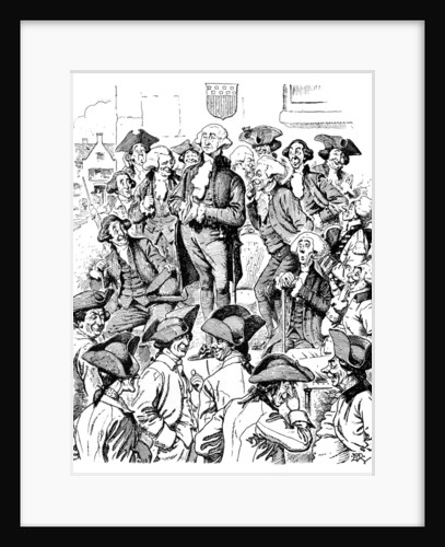 George Washington Trying to Tell a Lie by Anonymous