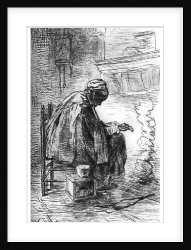 The Hearth by Jozef Israels