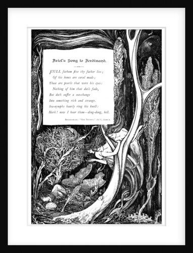 Ariel's song to Ferdinand by Anonymous