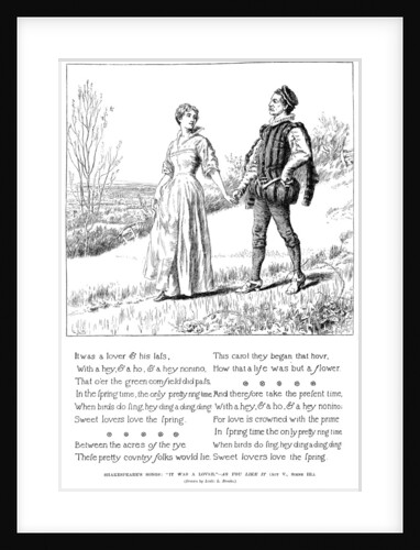 It was a Lover by Anonymous