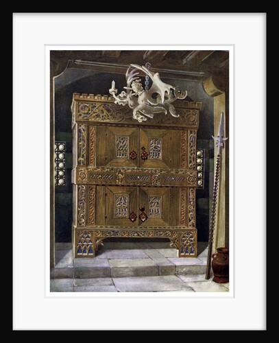 Late Gothic schrank by Edwin Foley