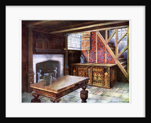 Inlaid Nonsuch chest by Edwin Foley