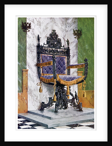 Wrought steel chair by Edwin Foley