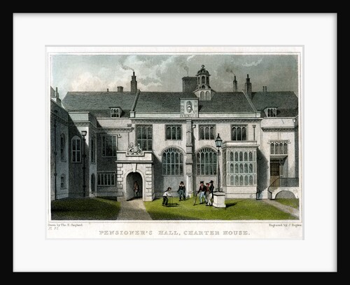 Pensioner's Hall, Charterhouse, London by J Rogers
