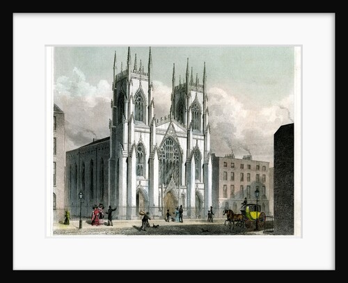 New National Scotch Church, Sidmouth Street and Grays Inn Road, London by W Watkins