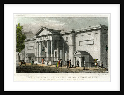 The Russell Institution, Great Coram Street, Bloomsbury, London by J Carter