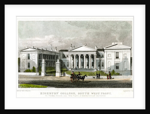 Highbury College, south-west front, Islington, London by Thomas Dale