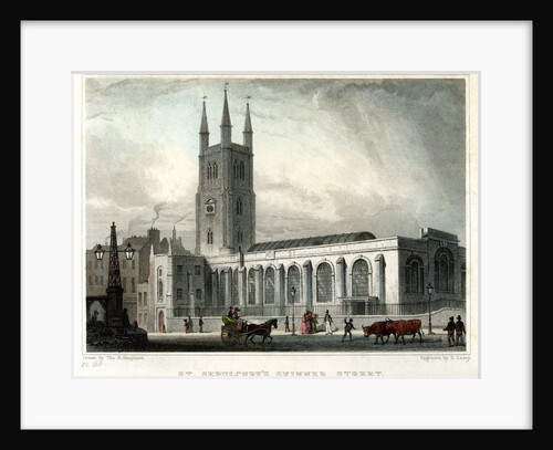 St Sepulchre's Church, Skinner Street, City of London by S Lacey
