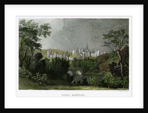 Alnwick Castle, Northumberland by L Kunstvortag