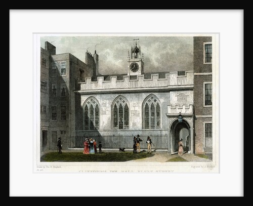 Clifford's Inn Hall, Fleet Street, City of London by J Hinchcliff
