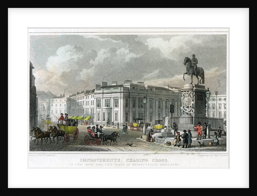 Improvements, Charing Cross, Westminster, London by Thomas Barber
