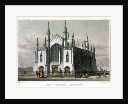 New Church, Stepney, London by William Deeble