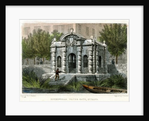 Buckingham Water Gate, Strand, Westminster, London by J Henshall