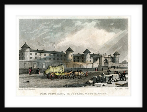Penitentiary, Millbank, Westminster, London by J Tingle