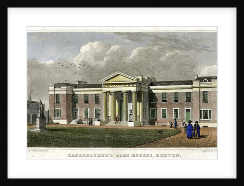 Haberdasher's Alms Houses, Hoxton, Hackney, London by John Rolph