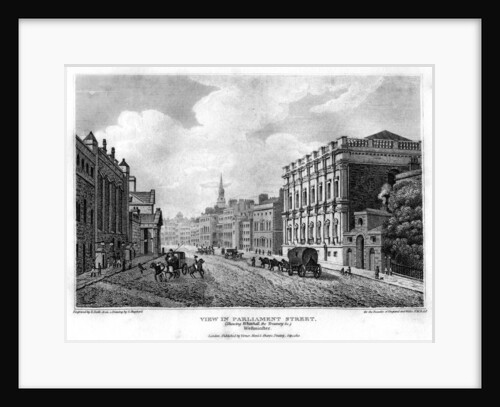 View in Parliament Street, Westminster, London by R Roffe
