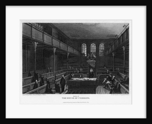Chamber of the House of Commons, Westminster, London by Wallis