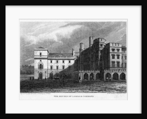 The Houses of Lords and Commons, Westminster, London by Byrne