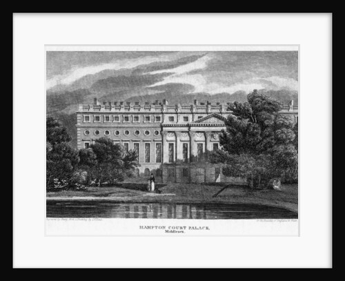 Hampton Court Palace, London by J Shury