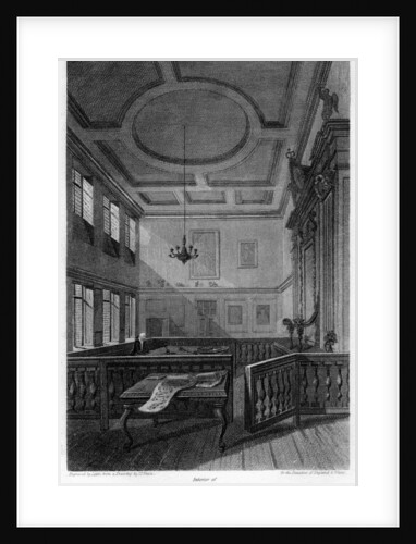 Interior of the Heralds' College, London by Lewis