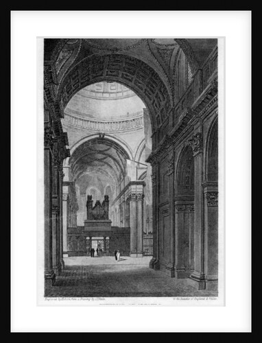 Interior of St Paul's Cathedral, City of London by Hobson