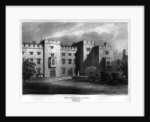 The Speaker's House, Westminster, London by William Radclyffe