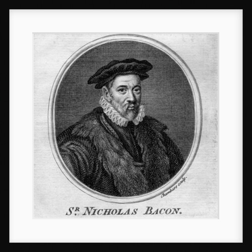 Sir Nicholas Bacon, 16th century English politician by T Chambars