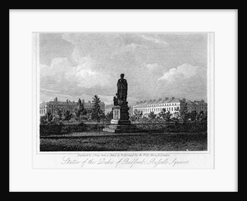 Statue of the Duke of Bedford, Russell Square, Bloomsbury, London by J Greig