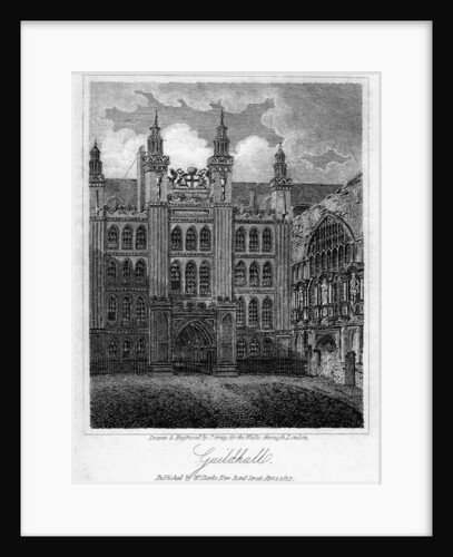 Guildhall, City of London by J Greig