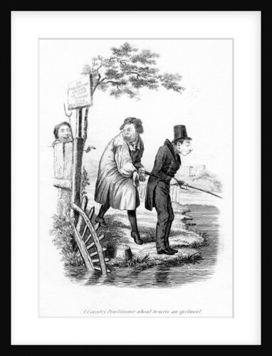 A Country Practitioner about to serve an ejectment by Anonymous