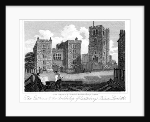 Gatehouse of Lambeth Palace, London by I Varrall