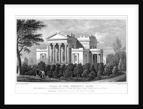 Villa in Regent's Park, London by W Wallis