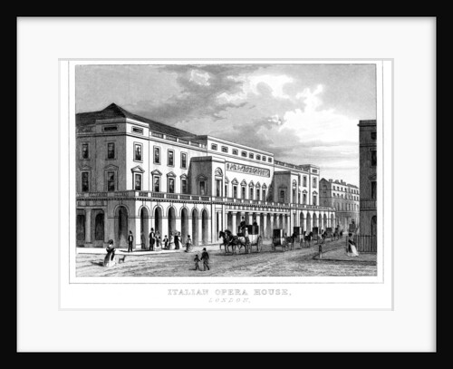Italian Opera House, Haymarket, Westminster, London by Anonymous