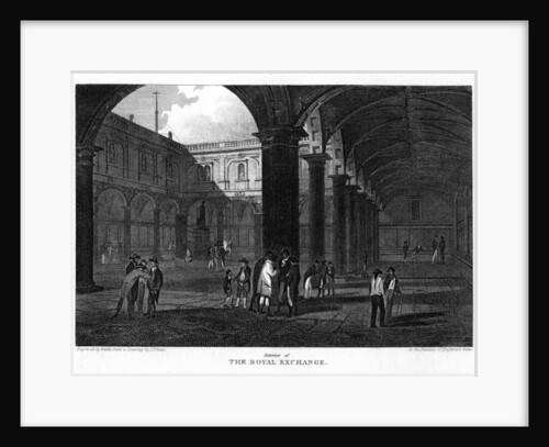 The Royal Exchange, City of London by W Wallis