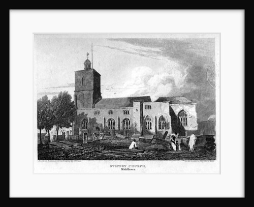 Stepney Church, London by Hobson