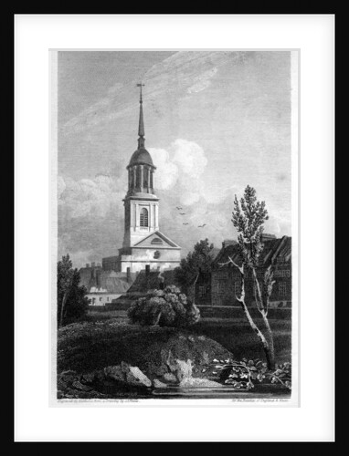 Shoreditch Church, London by Matthews