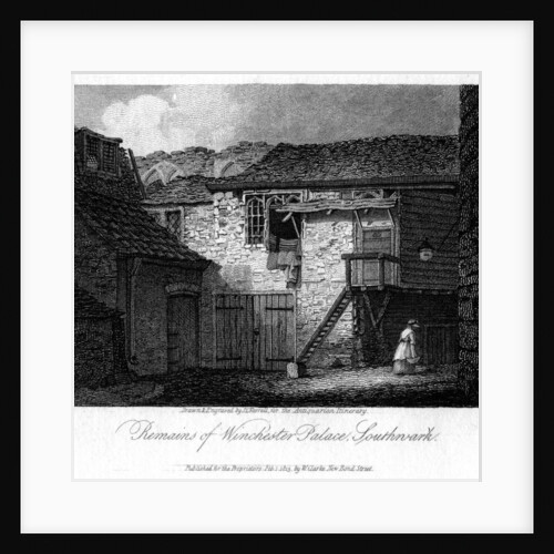 Remains of Winchester Palace, Southwark, London by JC Varrall