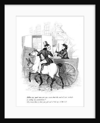 Cartoon on a riding theme by Anonymous