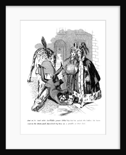 Cartoon on a riding theme by Anonymous