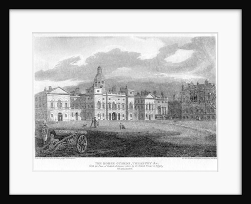 Horse Guards and the Treasury, Whitehall, Westminster, London by G Cooke