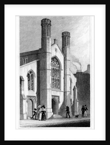 New Church, Saffron Hill, Camden, London by Thomas Hosmer Shepherd
