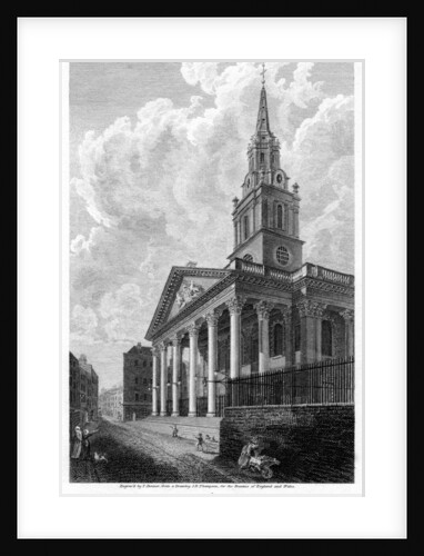 Church of St Martin in the Fields, Westminster, London by T Bonnor