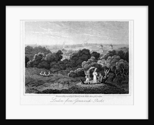 London from Greenwich Park by I Varrall
