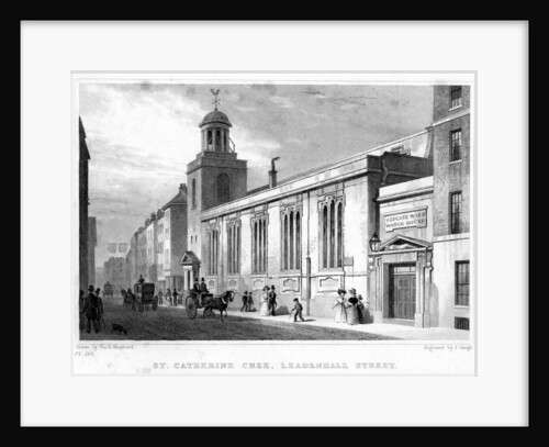 Church of St Katherine Cree, Leadenhall Street, City of London by J Gough